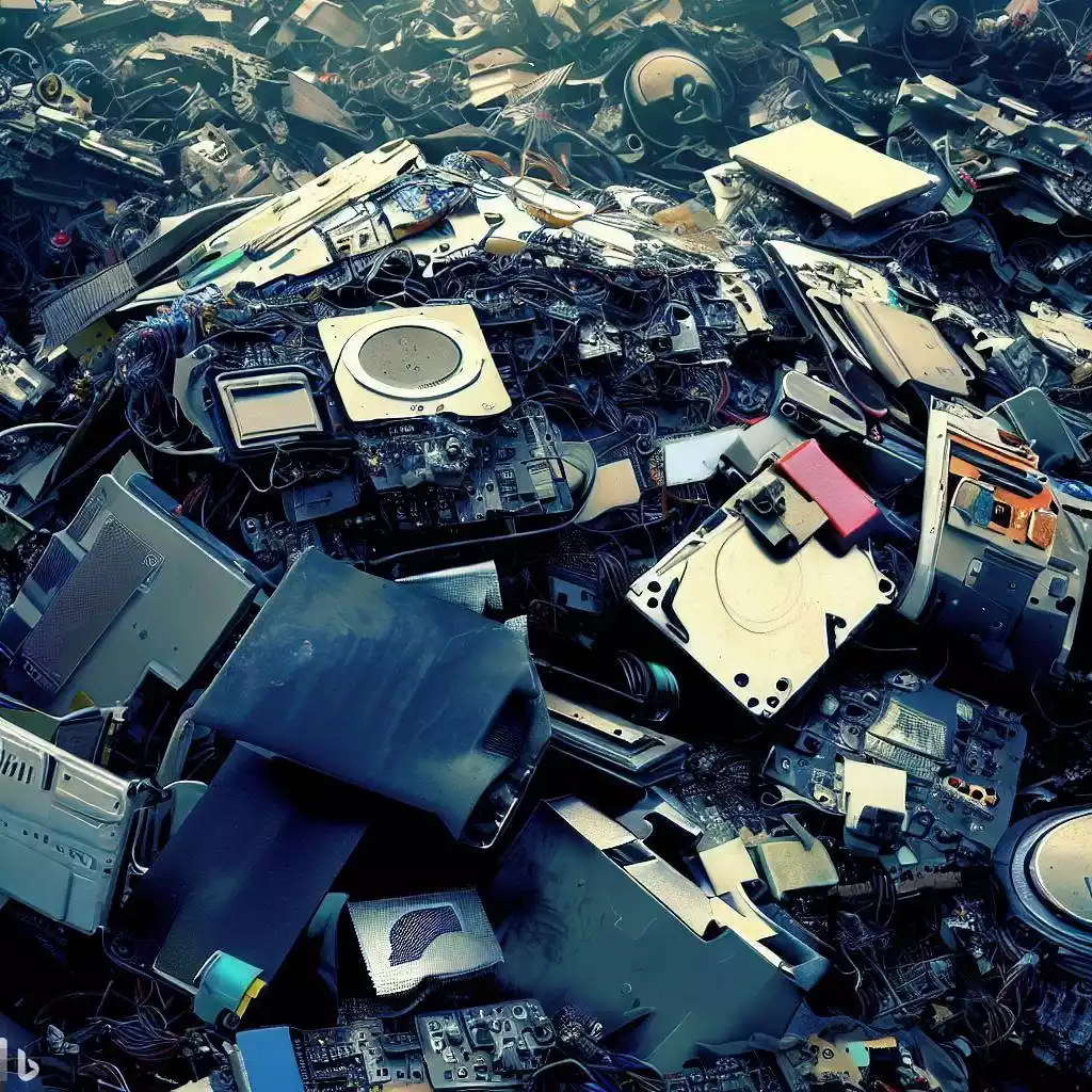 ضایعات الکترونیکی بازیافتی - ویکی آهن