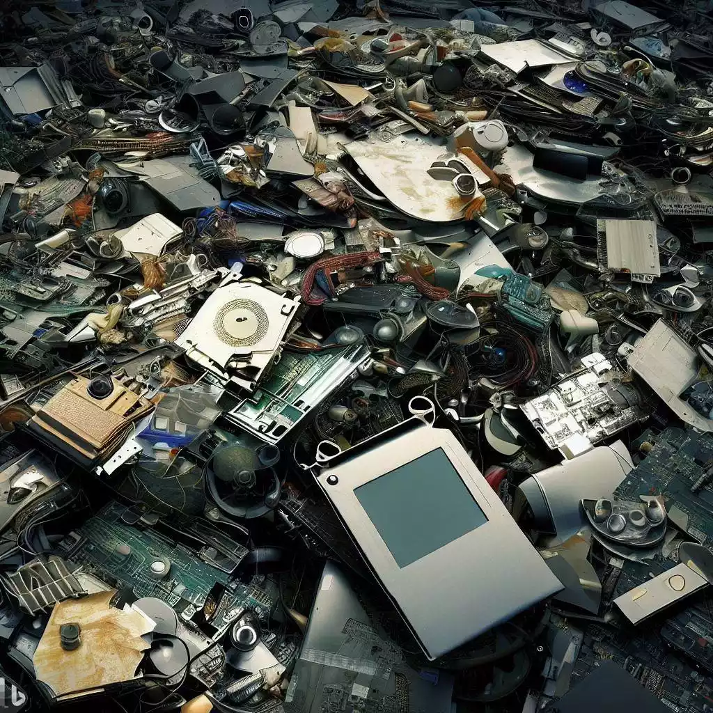 ضایعات الکترونیکی بازیافتی - ویکی آهن